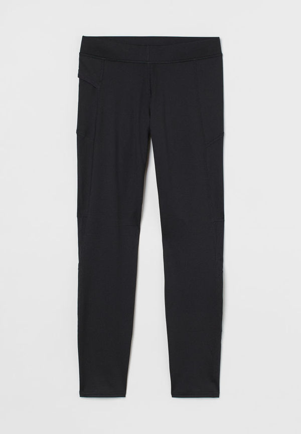 H & M - Snabbtorkande löpartights - Svart