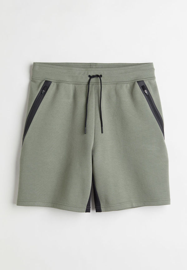H & M - Sportshorts Regular Fit - Grön