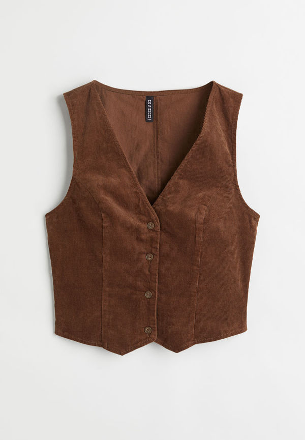 H & M - Suit waistcoat - Brun