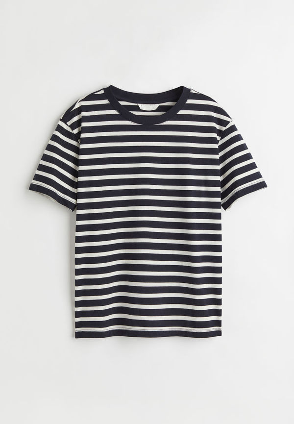 H & M - T-shirt i bomull - Blå