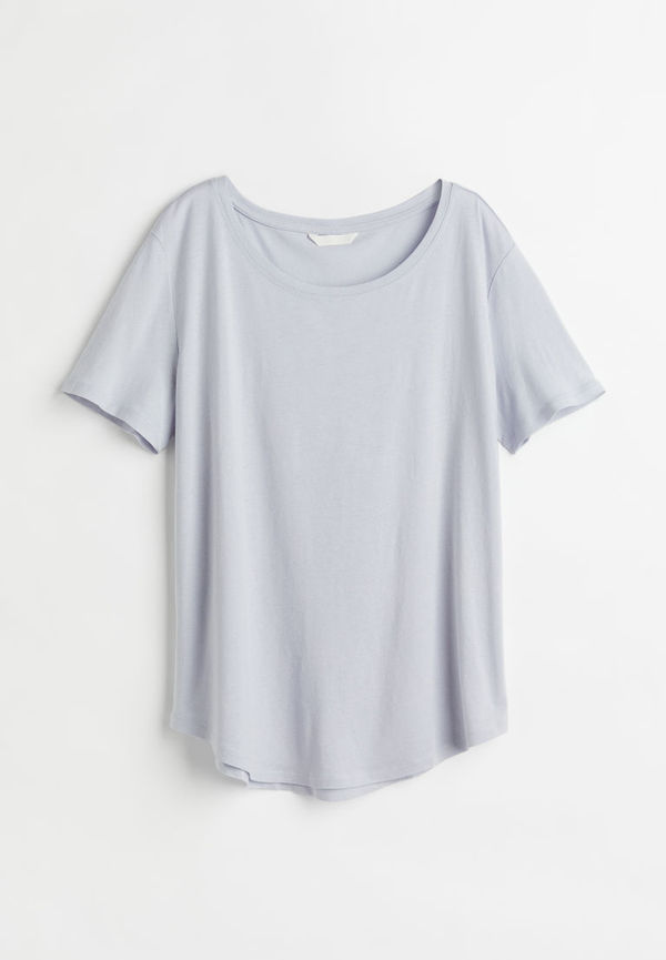 H & M - T-shirt i modalmix - Blå