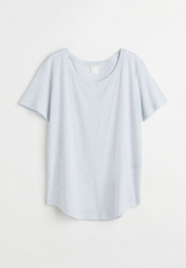 H & M - T-shirt i modalmix - Blå