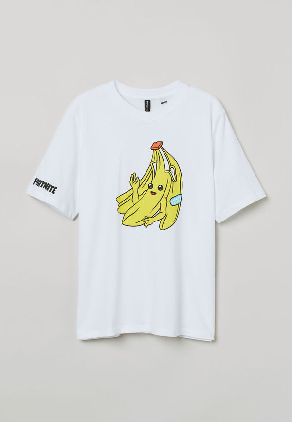 H & M - T-shirt med tryck - Vit