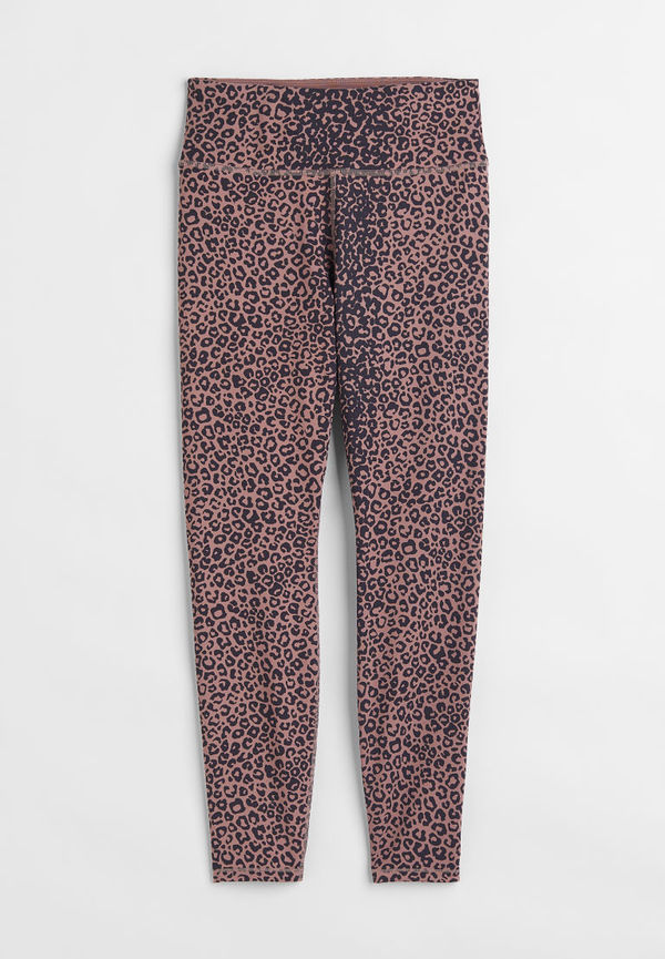 H & M - Träningstights High Waist - Brun