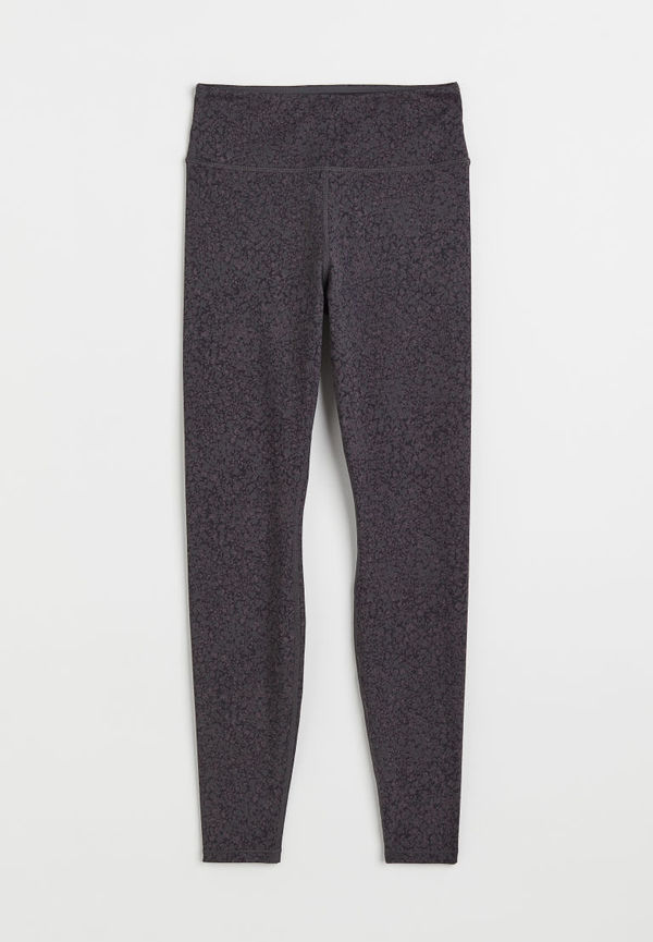 H & M - Träningstights High Waist - Grå