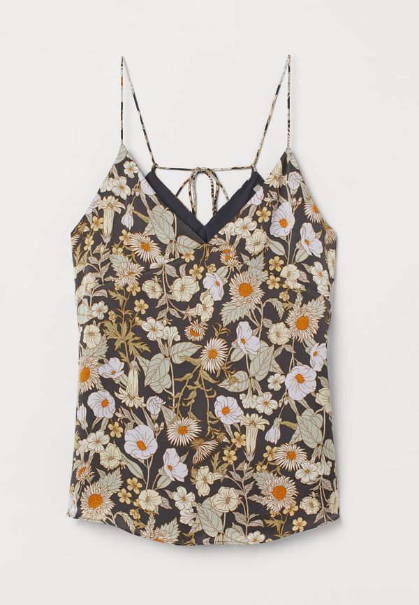 H & M - V-ringat linne - Grön