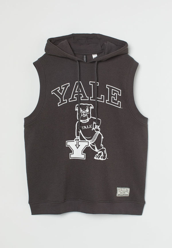 H & M - Ärmlös hoodie - Svart