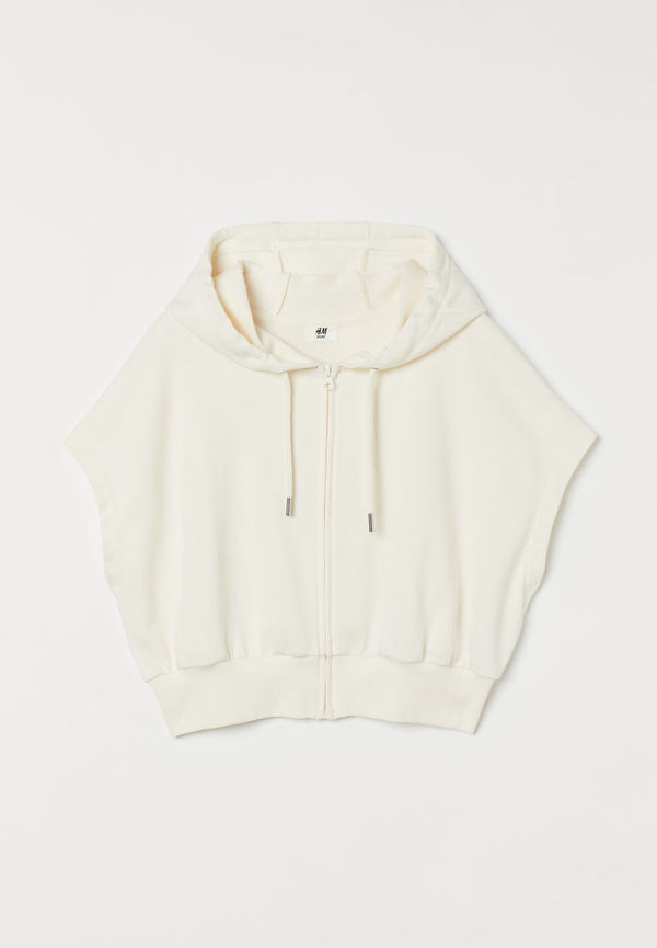H & M - Ärmlös munkjacka - Vit