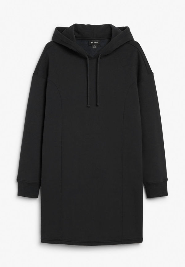 Hoodie dress - Black