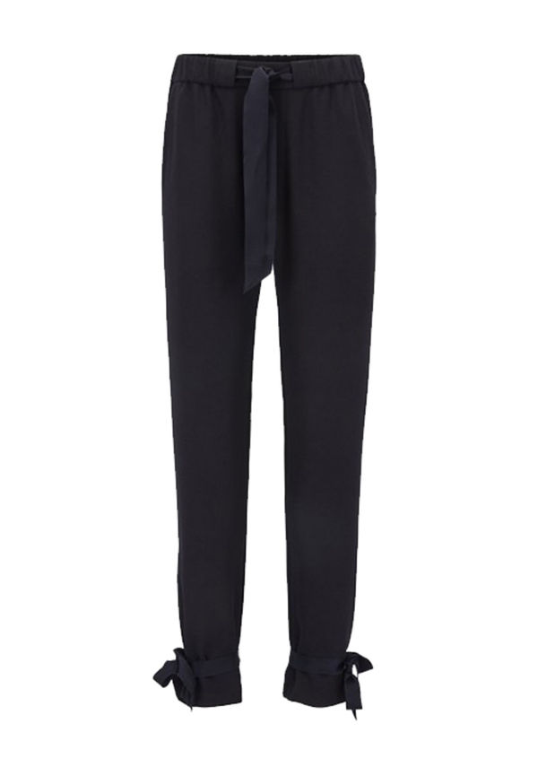 Hugo Boss - Byxor - Blå - Dam - Storlek: L,M
