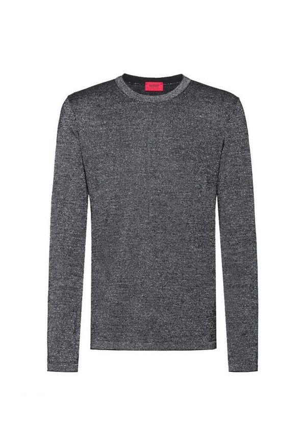 Hugo Boss - Stickade tröjor & koftor - Grå - Dam - Storlek: Xl,L,S,M