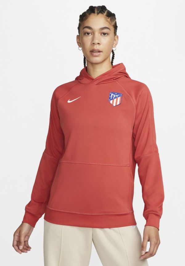Huvtröja Atlético Madrid Nike Dri-FIT för kvinnor - Röd