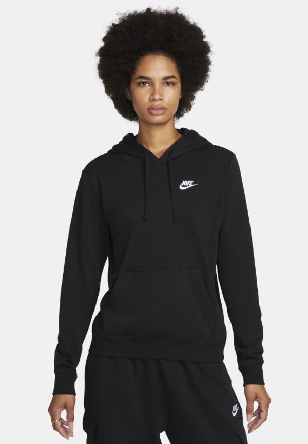 Huvtröja Nike Sportswear Club Fleece för kvinnor - Svart