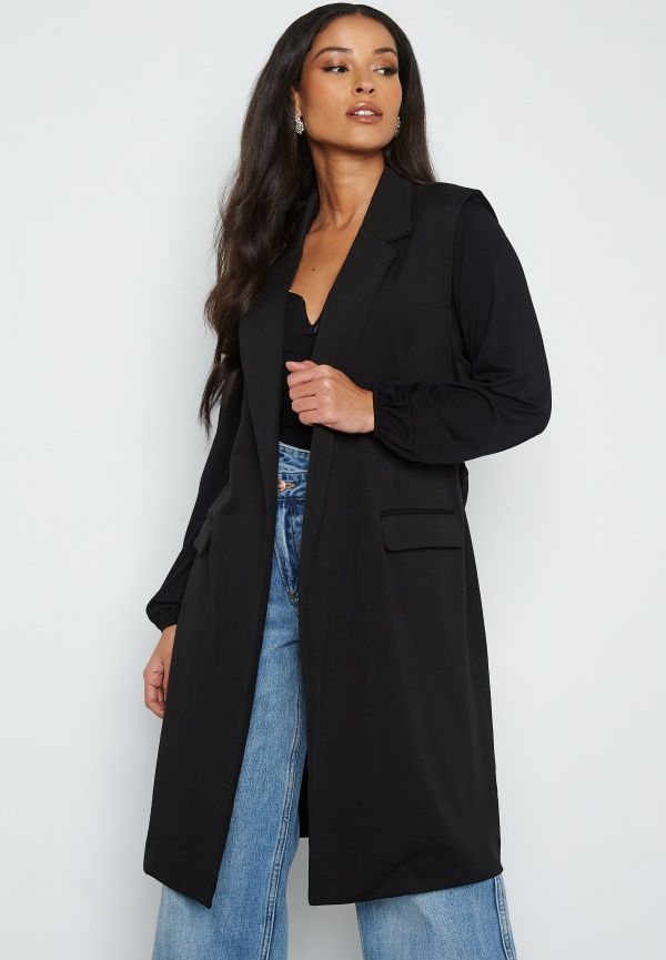 ICHI Kate Trend Waistcoat 194008 Black M