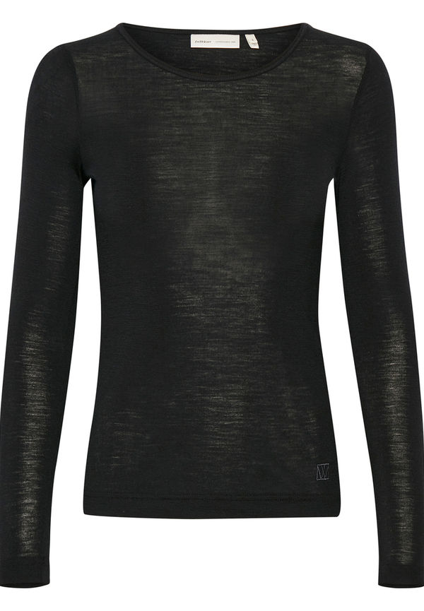 InWear - Långärmade toppar - Svart - Dam - Storlek: Xl,2Xl,Xs,2Xs,L,3Xl,S,M