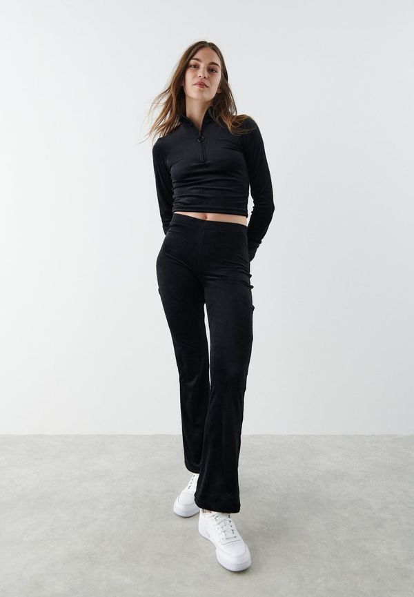 Janet velour trousers