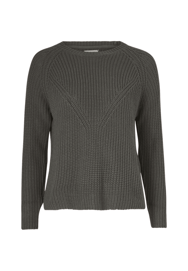 JDY - Tröja jdyJusty 7/8 Pullover - Grå