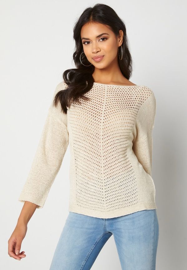 JDY Smilla 3/4 Pullover Beige L