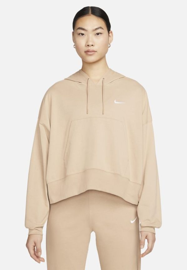 Jerseyhuvtröja i oversize-modell Nike Sportswear för kvinnor - Brun