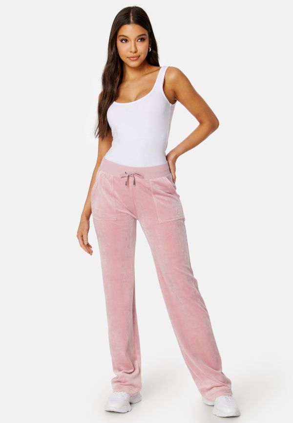 Juicy Couture Del Ray Classic Velour Pant Zephyr XS