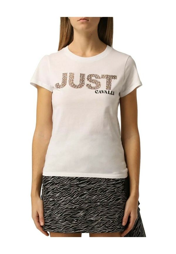 Just Cavalli - T-shirts - Vit - Dam - Storlek: Xs,S,M