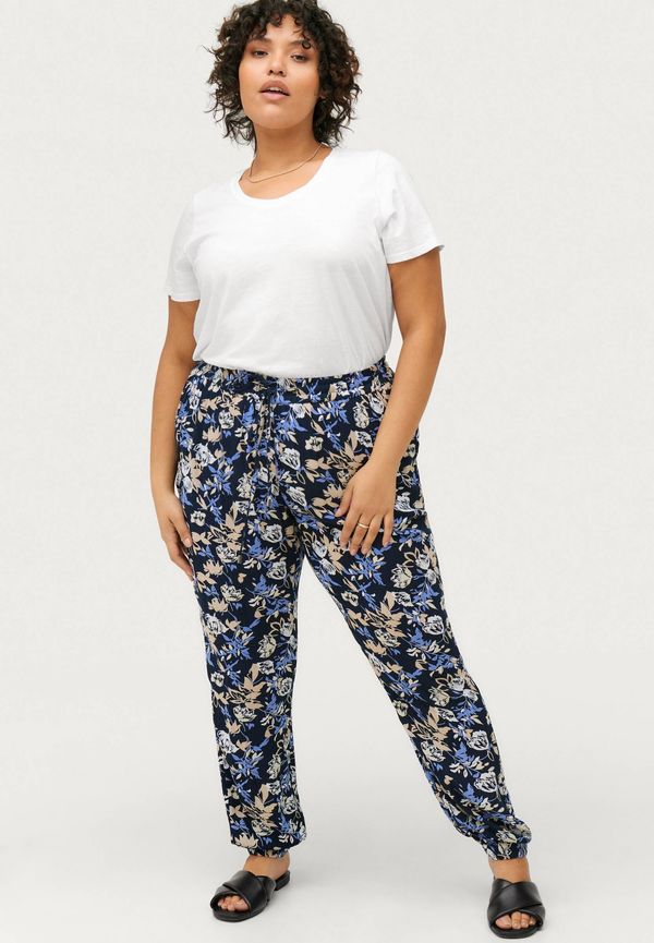 KAFFE Curve - Byxor kcEkila Ami Pants - Blå