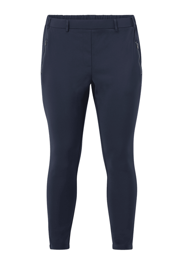 KAFFE Curve - Byxor kcVigga Liv Pants - Blå