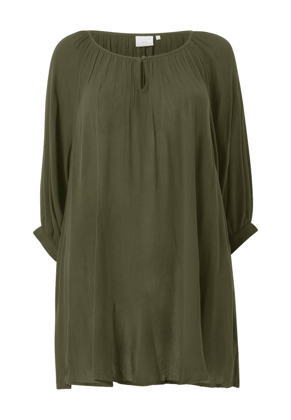 KAFFE Curve - Tunika kcAmi Tunic - Grön