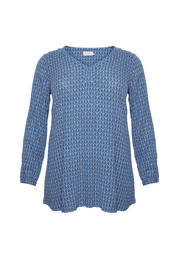 KAFFE Curve - Tunika kcMerla Ami Tunic - Blå