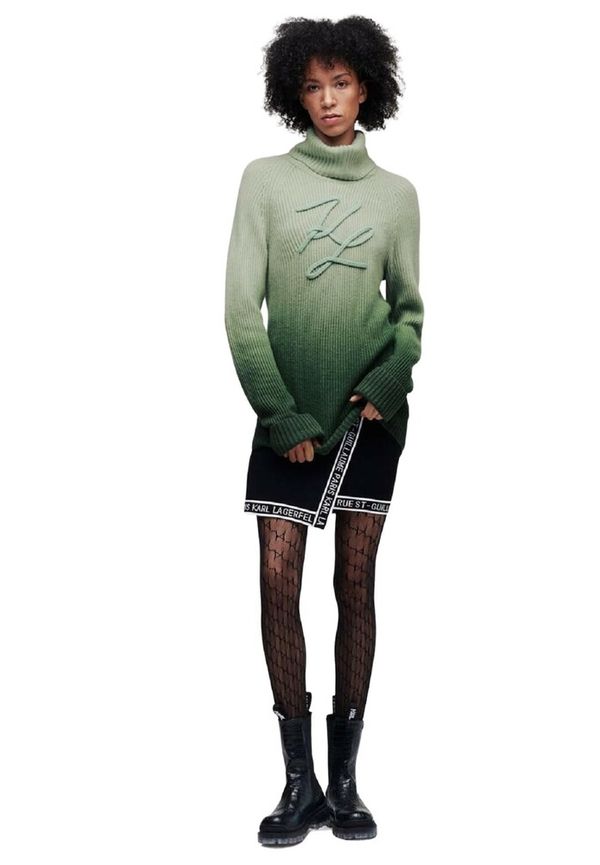 Karl Lagerfeld - Polotröjor - Grön - Dam - Storlek: XS