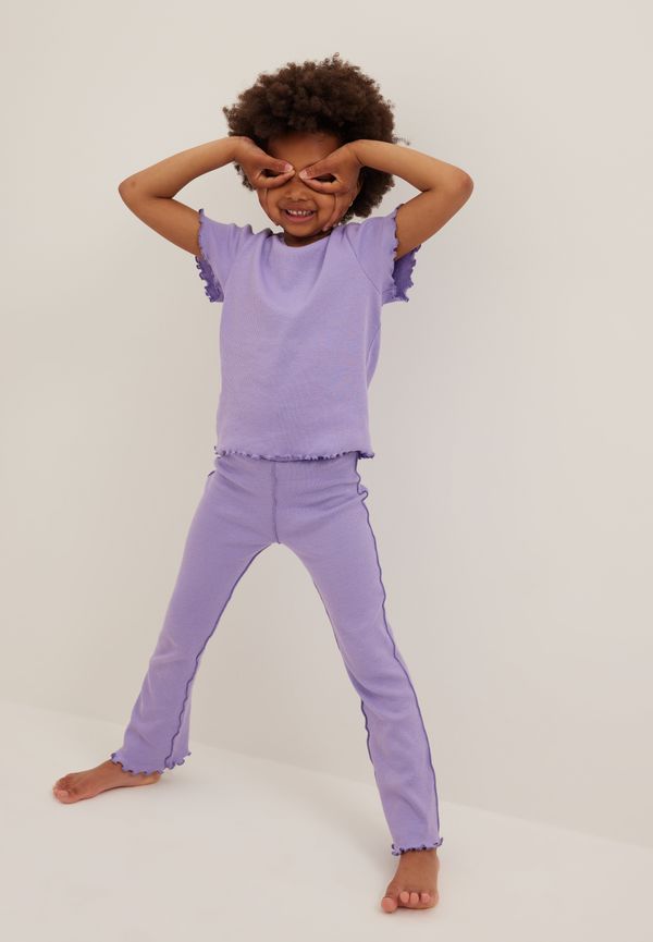 KIDS by NA-KD T-shirt med kontrastsöm - Purple