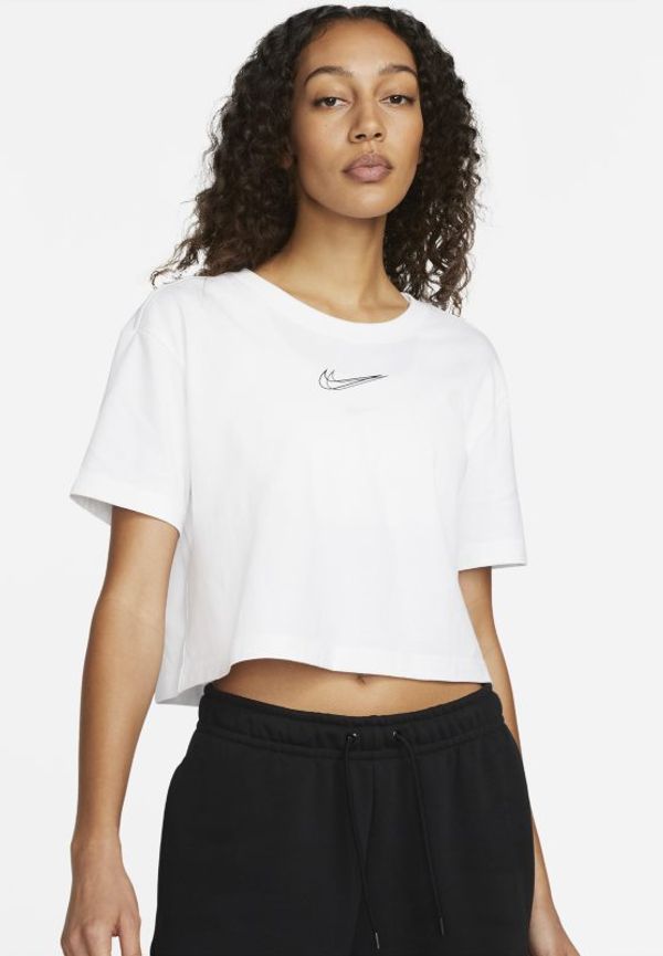Kort dans-t-shirt Nike Sportswear för kvinnor - Vit