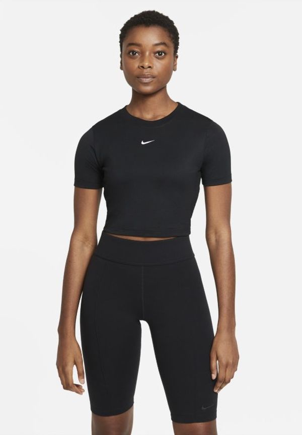 Kort topp Nike Sportswear Essential för kvinnor - Svart