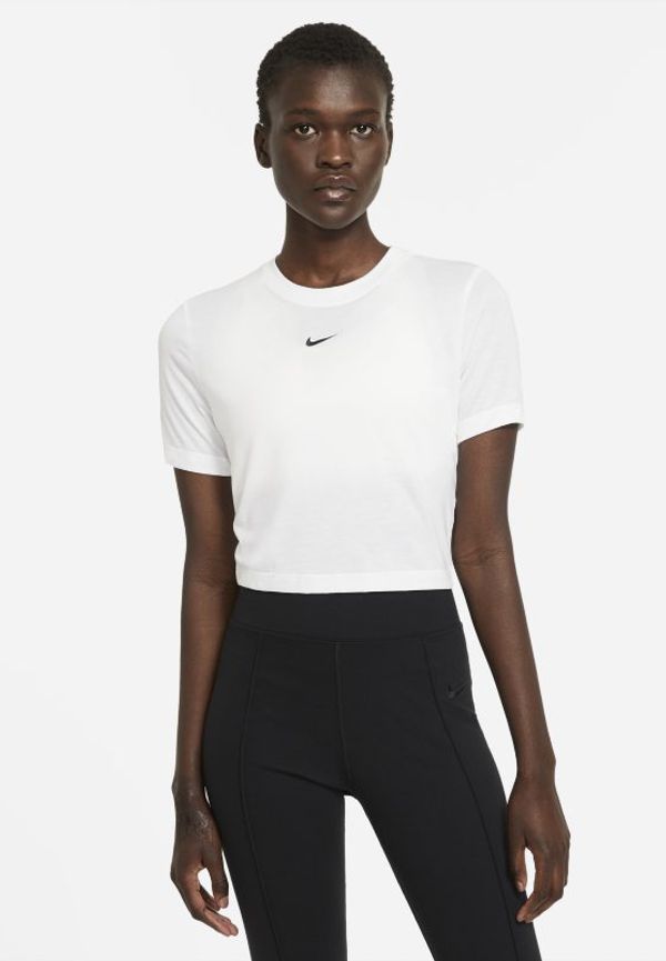 Kort topp Nike Sportswear Essential för kvinnor - Vit