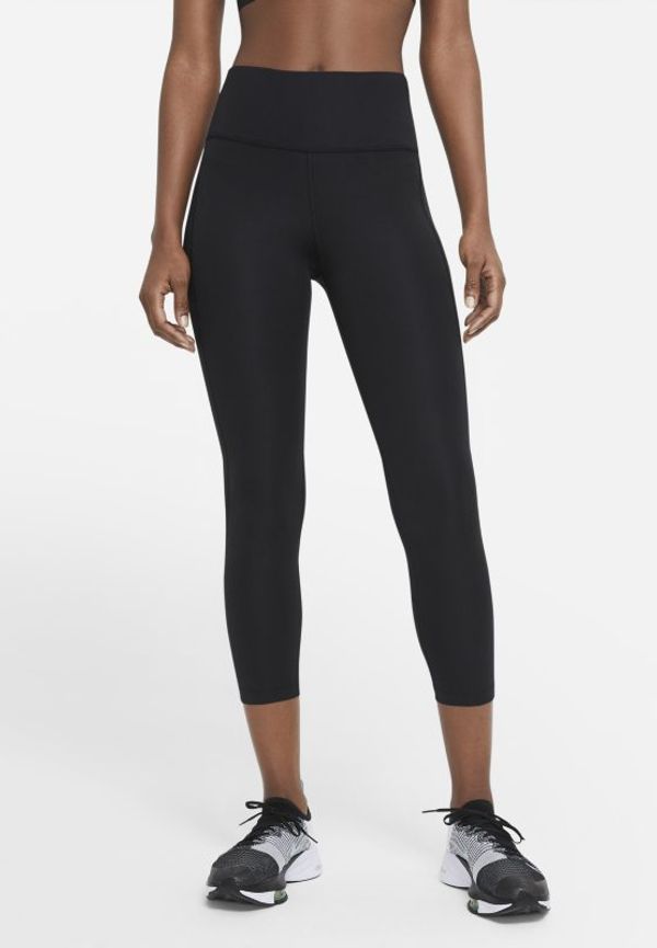 Korta löparleggings Nike Dro-FIT Epic Fast med mellanhög midja för kvinnor - Svart