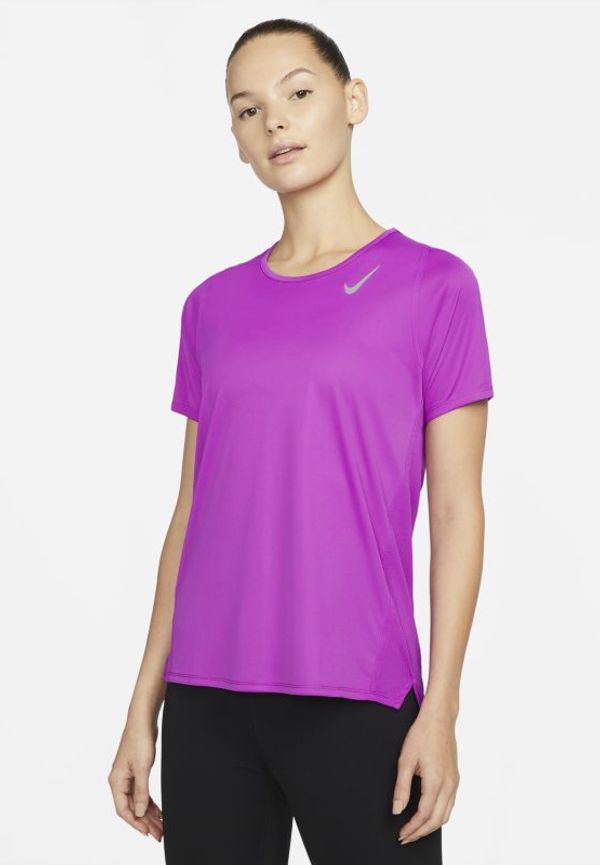 Kortärmad löpartröja Nike Dri-FIT Race för kvinnor - Lila