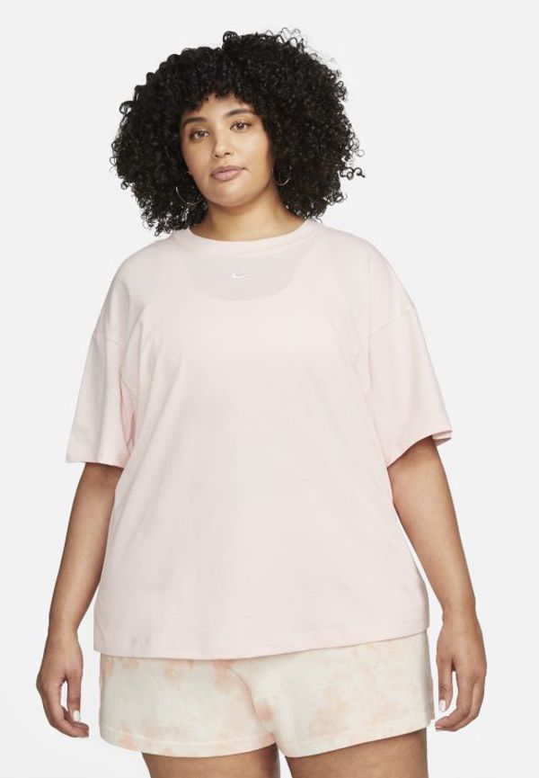 Kortärmad t-shirt i oversize-modell Nike Sportswear Essential för kvinnor - Rosa