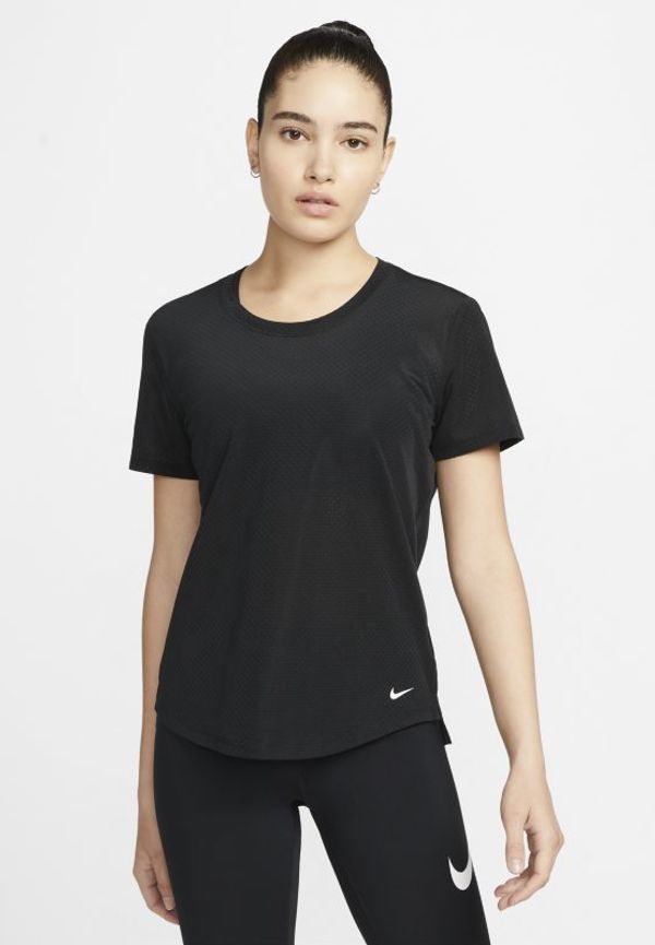 Kortärmad träningströja Nike Dri-FIT One Breathe för kvinnor - Svart