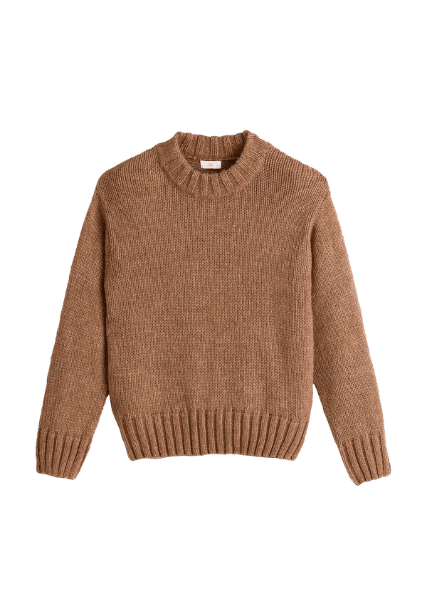 La Redoute - Tröja med hög krage - Brun