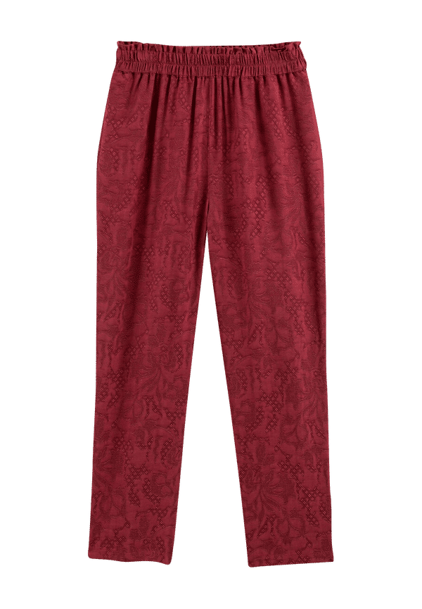 La Redoute - Vid byxa med resårlinning - Rosa