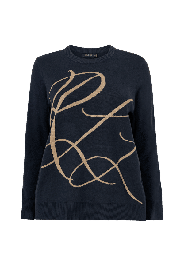 Lauren Ralph Lauren Curve - Tröja Janitra Long Sleeve Pullover - Blå