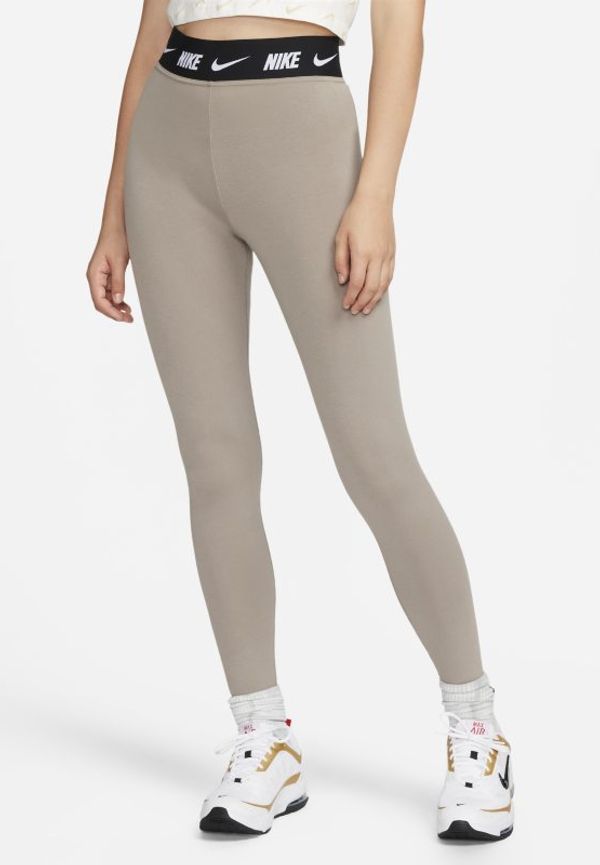 Leggings med hög midja Nike Sportswear Club för kvinnor - Grå