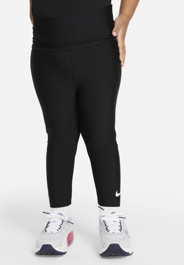 Leggings Nike med hög midja för små barn - Svart