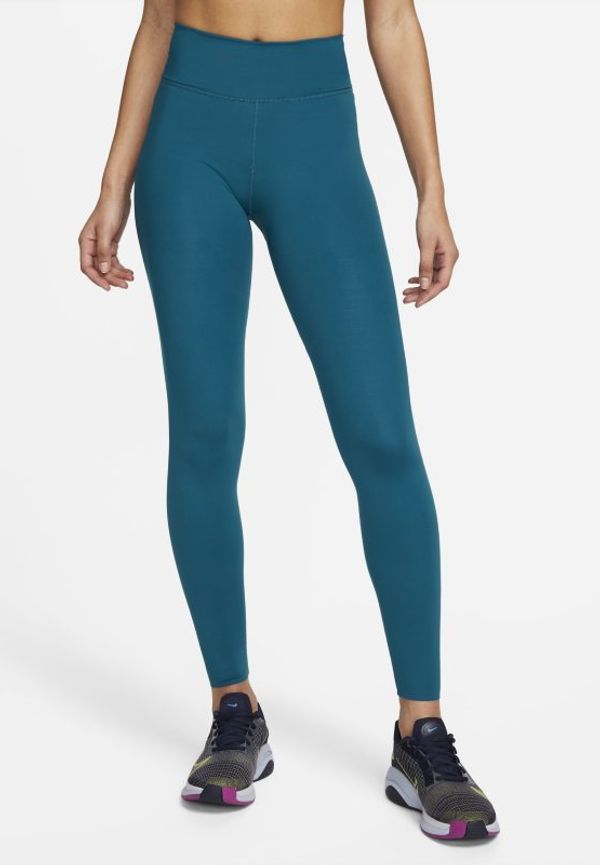 Leggings Nike One Luxe med mellanhög midja för kvinnor - Blå