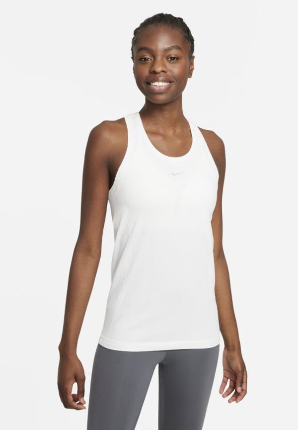 Linne med smal passform Nike Dri-FIT ADV Aura för kvinnor - Vit