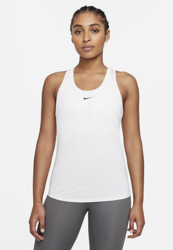 Linne med smal passform Nike Dri-FIT One för kvinnor - Vit