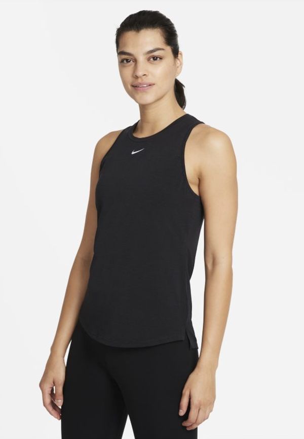 Linne Nike Dri-FIT One Luxe med standardpassform för kvinnor - Svart