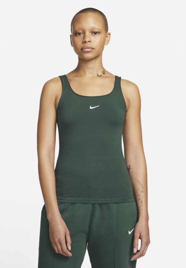 Linne Nike Sportswear Essential Cami för kvinnor - Grön