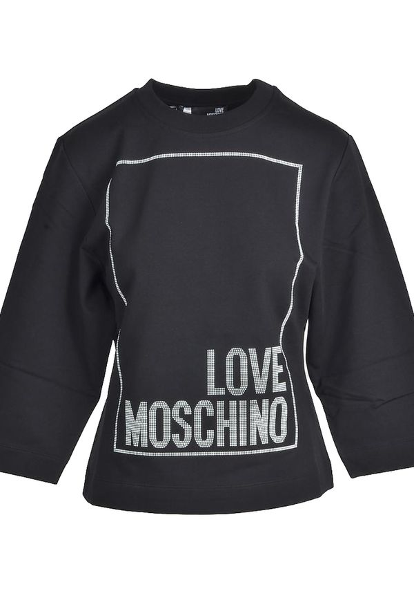 Love Moschino - Hoodies - Svart - Dam - Storlek: S,M