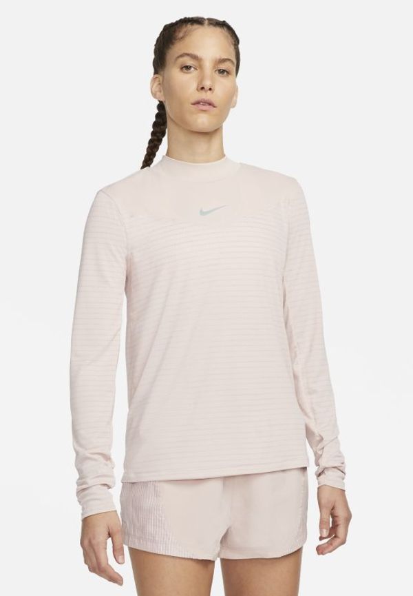 Långärmad löpartröja Nike Dri-FIT Run Division för kvinnor - Rosa
